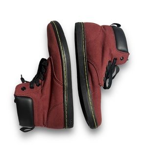 Burgundy Doc Marten Sneakers